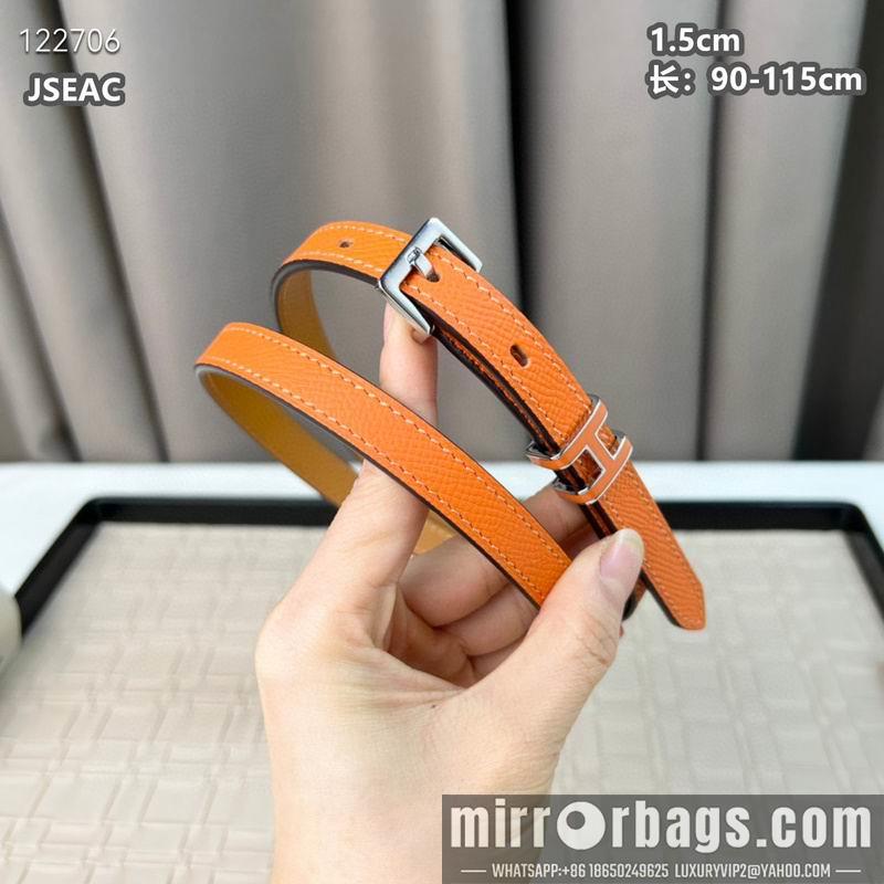 Replica Hermes belt 15mmX90-115cm 8L04