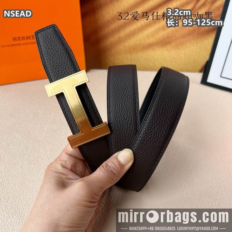 Replica Hermes belt 32mmX95-125cm 8L31