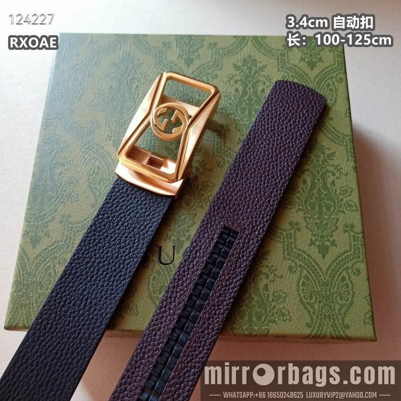 Replica Gucci belt 34mmX100-125cm 8L20