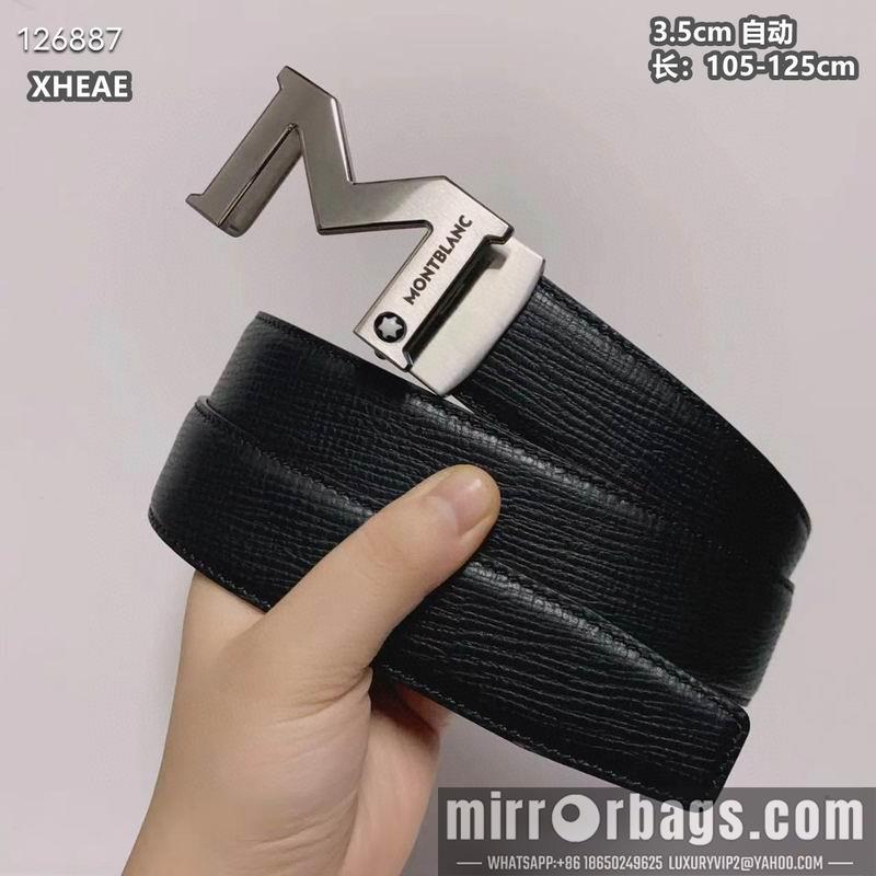 Replica Montlanc belt 35mmX105-125cm 8L65