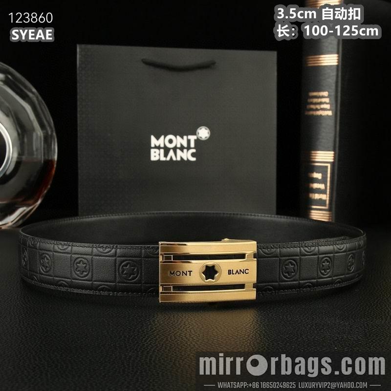 Replica Montlanc belt 35mmX100-125cm 8L50