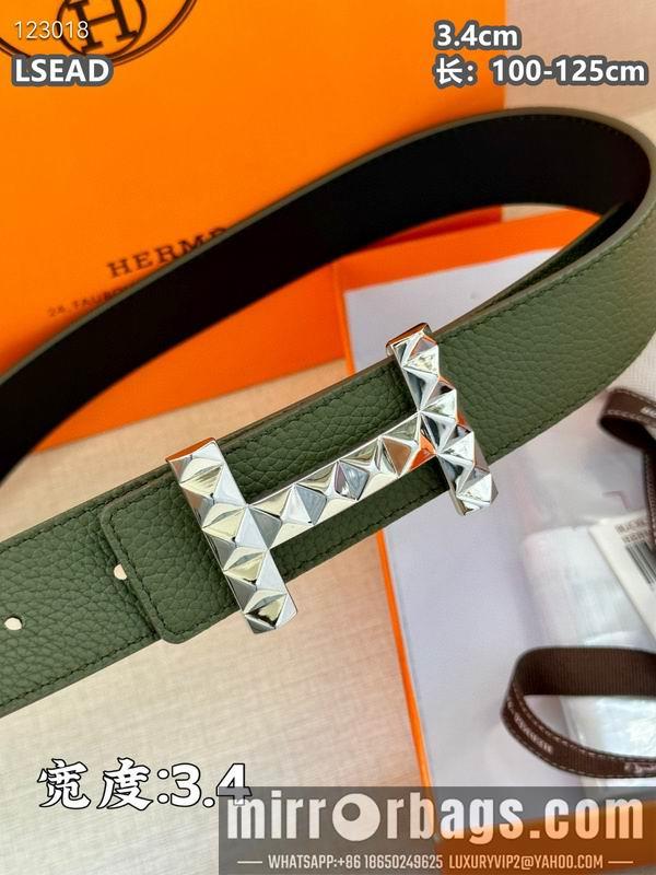 Replica Hermes belt 34mmX100-125cm 8L06