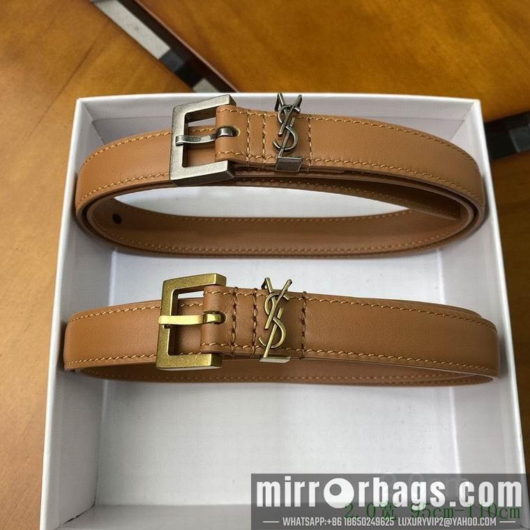 Replica YSL Belt 20mmX95-110cm 7D01
