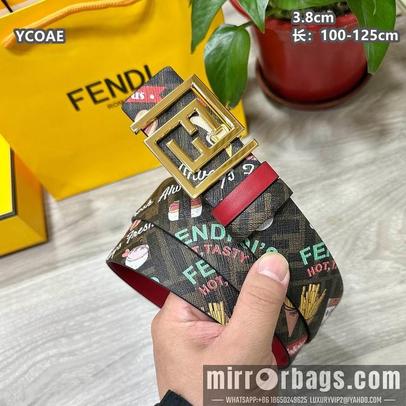 Replica Fendi belt 38mmX100-125cm 8L33