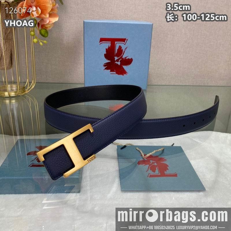 Replica Tod's belt 35mmX100-125cm 8L07