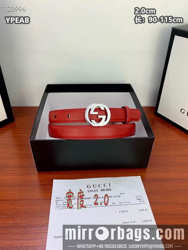 Replica Gucci belt 20mmX90-115cm 8L24