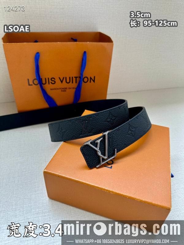 Replica LV belt 35mmX95-125cm 8L09