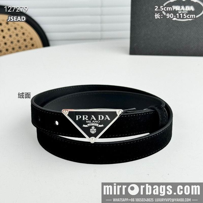 Replica Prada belt 25mmX90-115cm 8L02