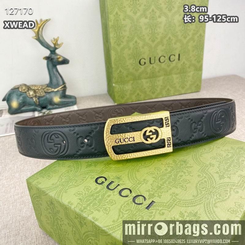 Replica Gucci belt 38mmX95-125cm 8L45