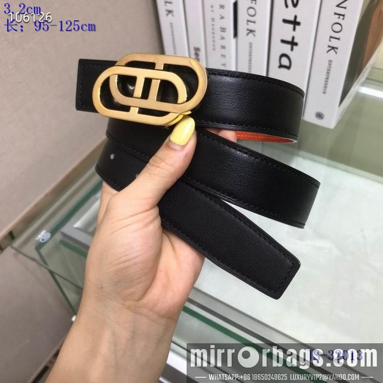 Replica Hermes Belt 32mmX95-125cm 8L04
