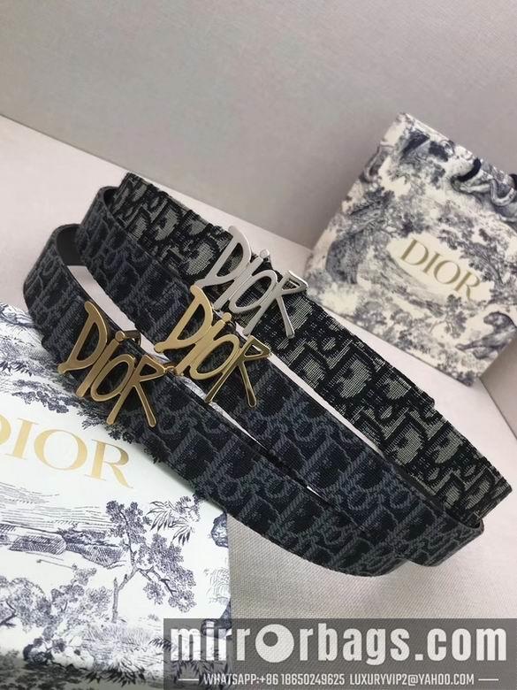 Replica Dior Belt 34mmX95-125cm 7D25