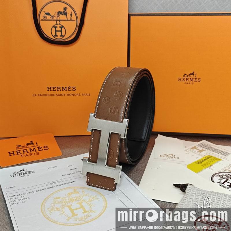 Replica Hermes belt 38mmX90-125cm lb03