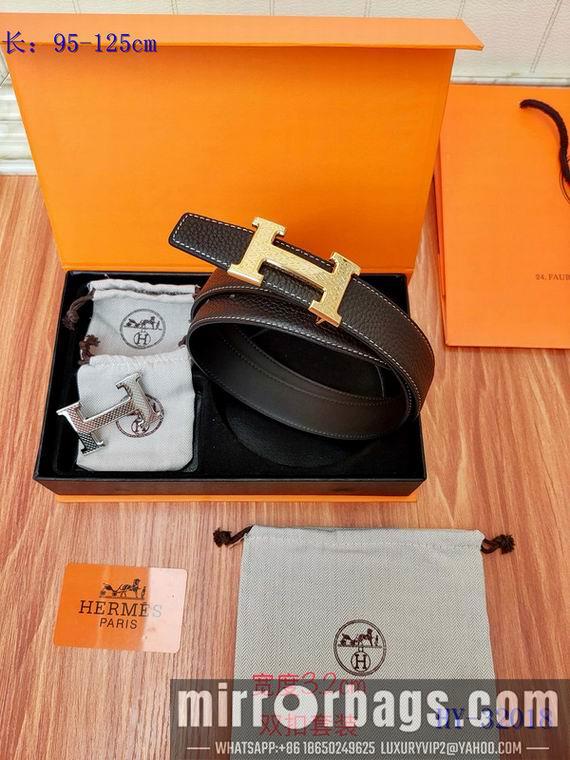 Replica Hermes Belt 32mm 双扣95-125cm 8L01