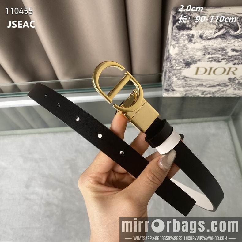 Replica Dior Belt 20mmX90-110cm 8L01