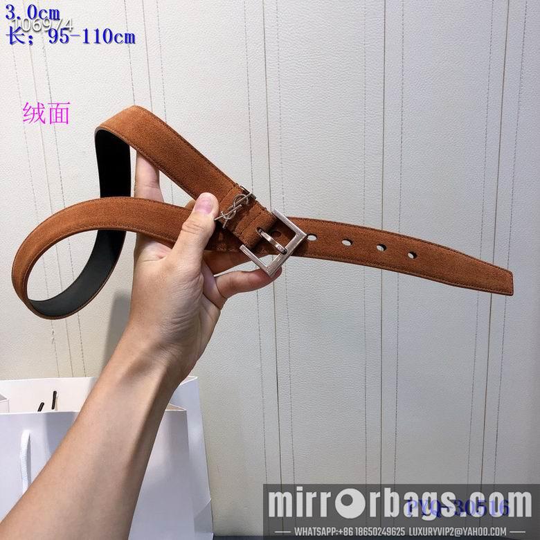 Replica YSL Belt 30mmX95-110cm 8L01