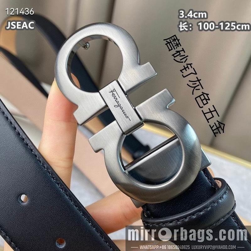 Replica Ferragamo belt 34mmX100-125cm 8L09