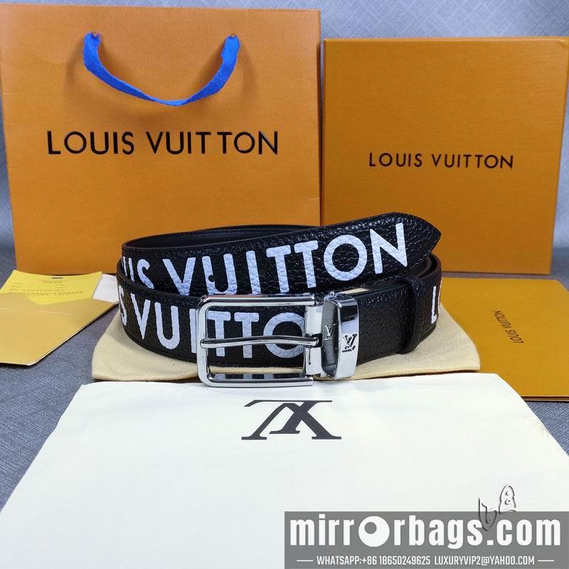 Replica LV belt 35mmX90-125cm lb01