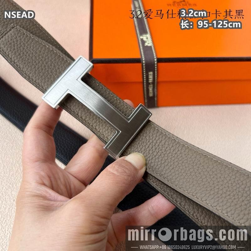 Replica Hermes belt 32mmX95-125cm 8L31