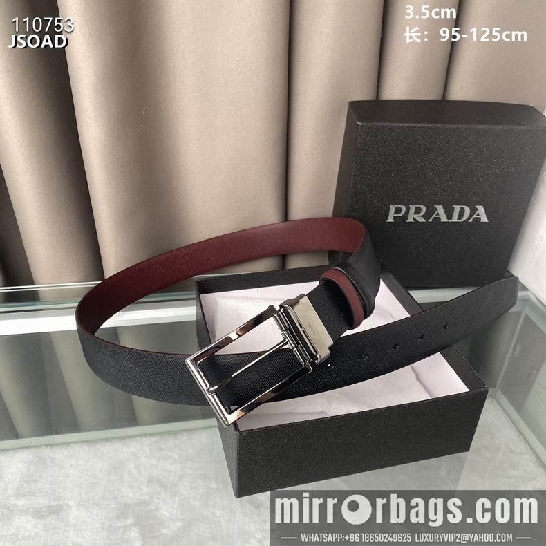 Replica Prada belt 35mmX95-125CM 8L05