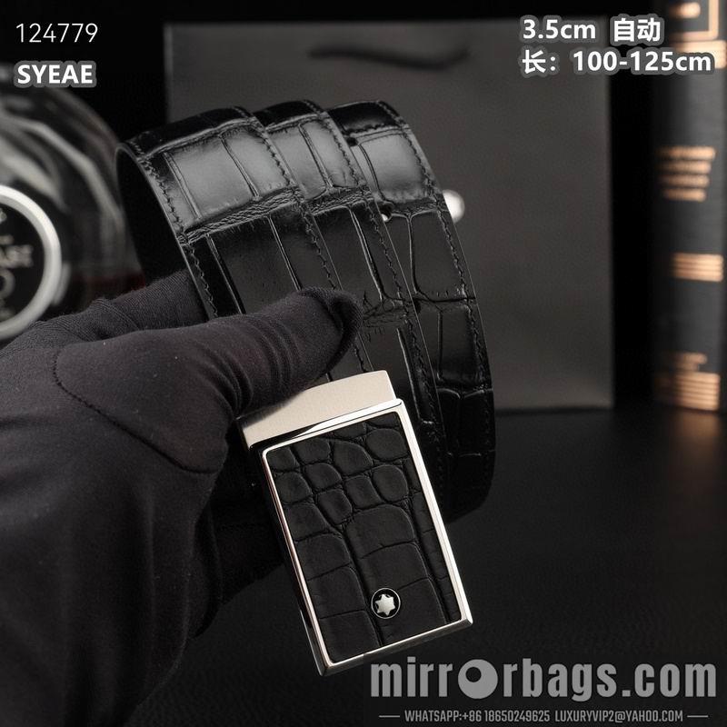 Replica Montlanc belt 35mmX100-125cm 8L35