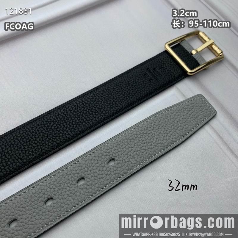 Replica Hermes belt 32mmX95-110cm 8L26