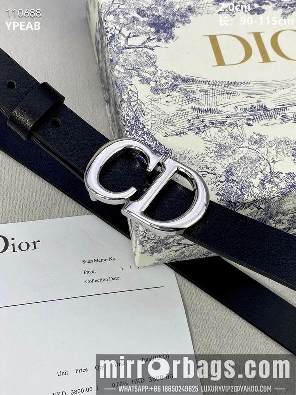 Replica Dior Belt 20mmX90-115cm 8L04