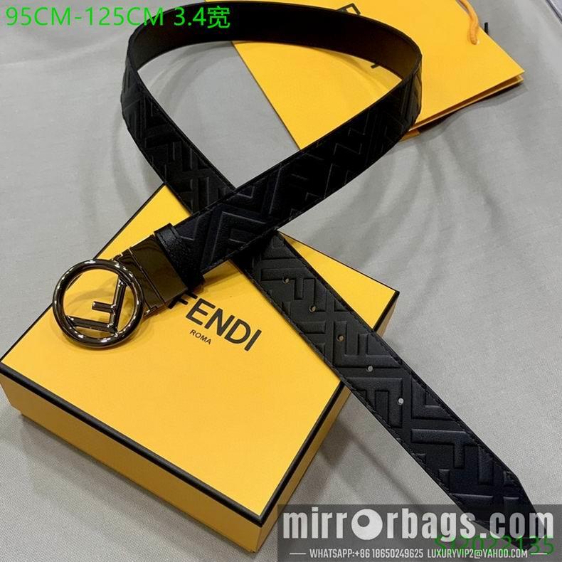 Replica Fendi Belt 34mmX95-125cm 7D07