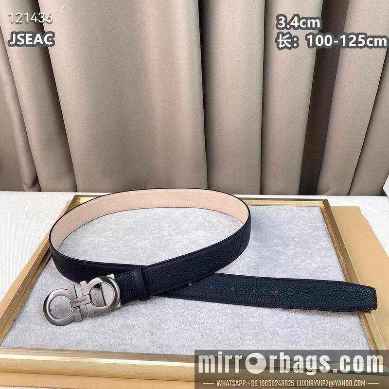 Replica Ferragamo belt 34mmX100-125cm 8L09