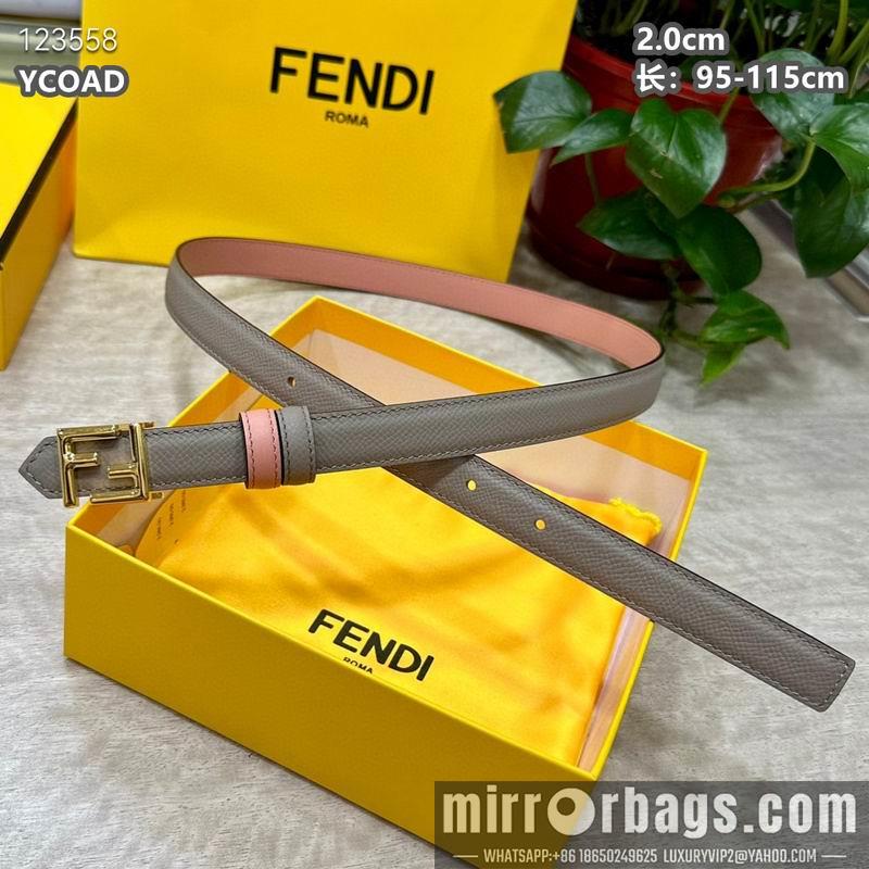 Replica Fendi belt 20mmX95-115cm 8L16