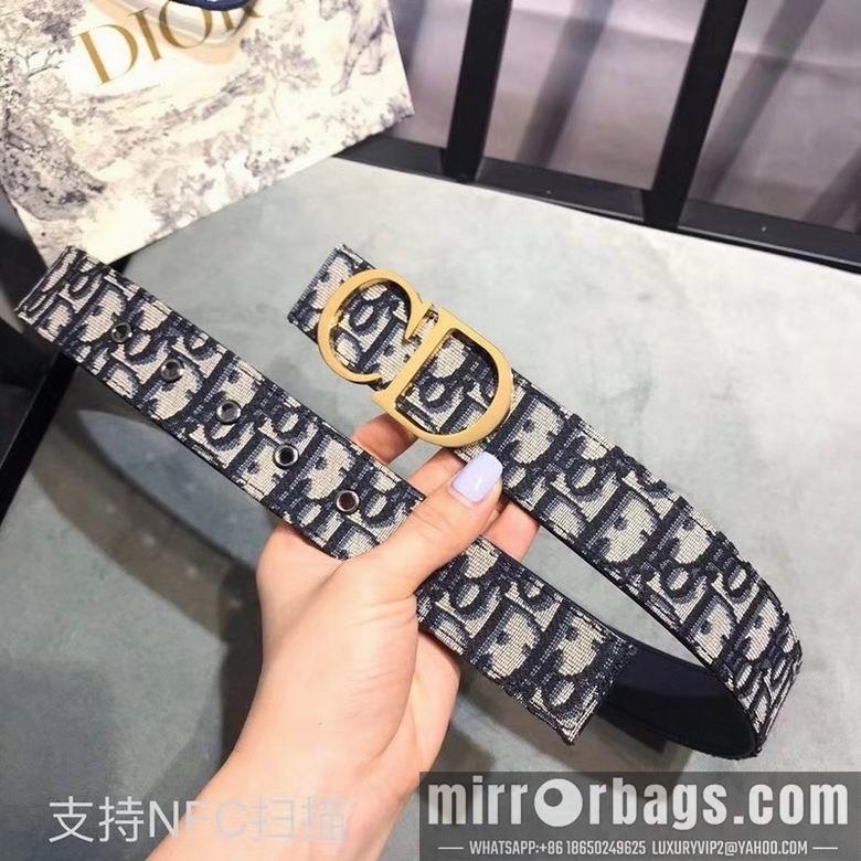 Replica Dior Belt 34mmX95-125cm 7D27