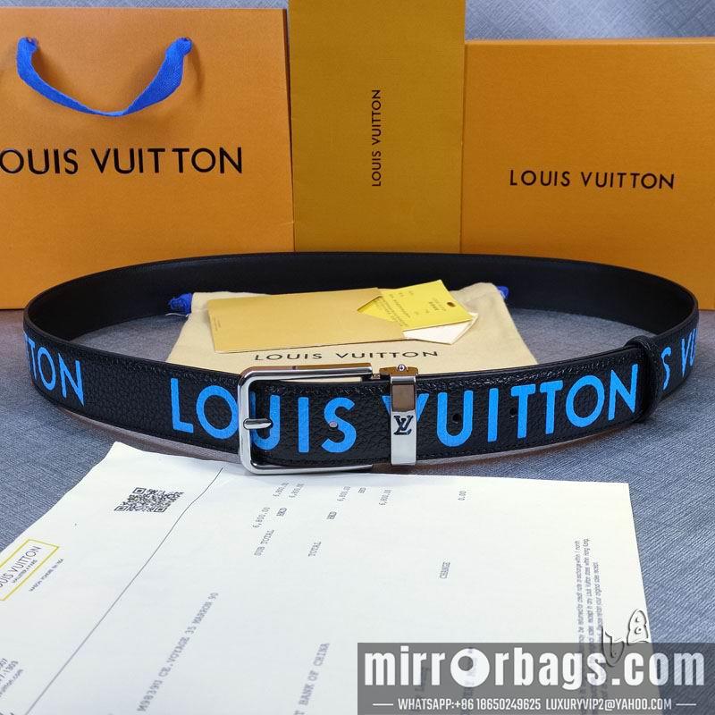 Replica LV belt 35mmX90-125cm lb01