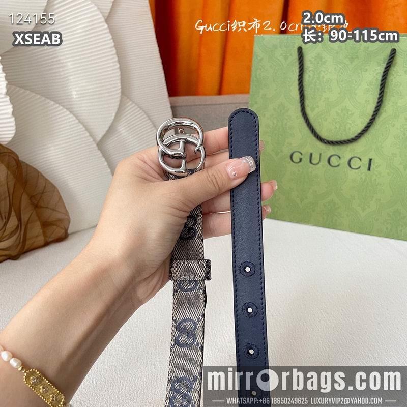 Replica Gucci belt 20mmX90-115cm 8L18