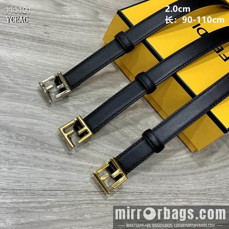 Replica Fendi Belt 20mmX90-110cm 8L01