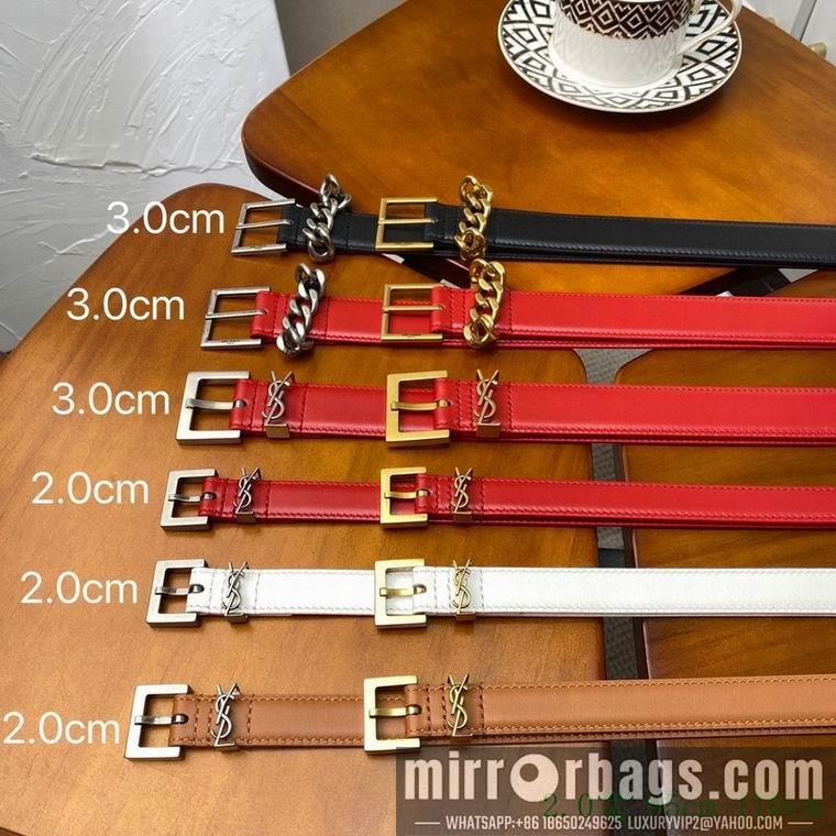 Replica YSL Belt 20mmX95-110cm 7D01