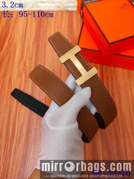 Replica Hermes Belt 32mmX95-110cm 8L08