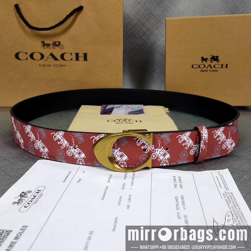 Replica Coach belt 38mmX80-125cm lb090602
