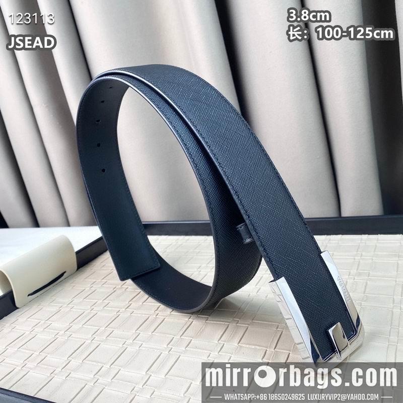 Replica Prada belt 38mmX100-125cm 8L06