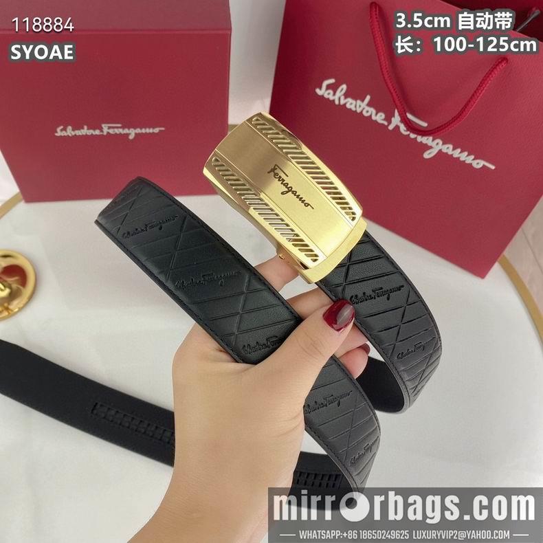 Replica Ferragamo belt自动带 35mmX100-125cm 8L12