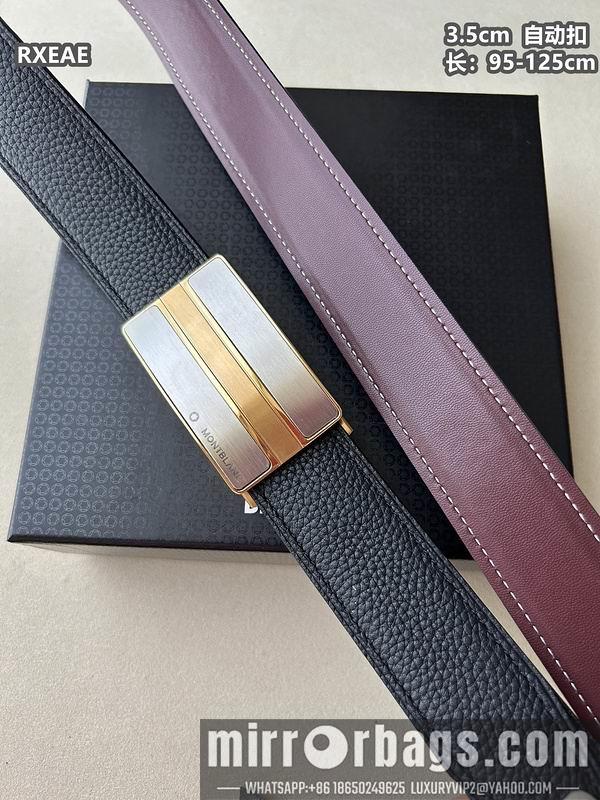 Replica Montlanc belt 35mmX100-125cm 8L78