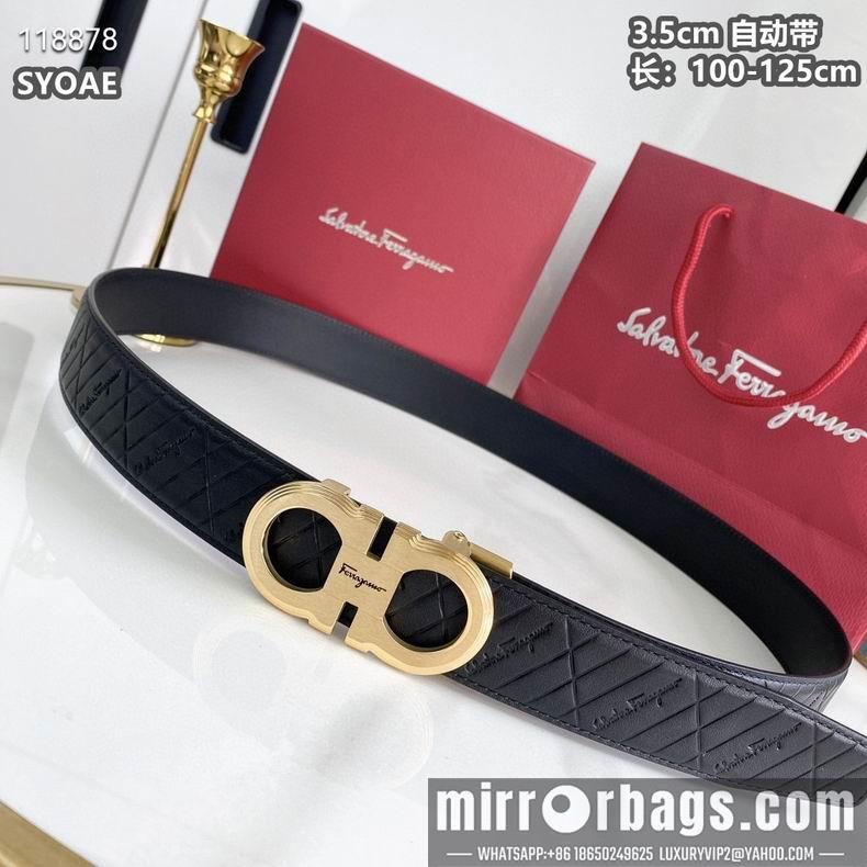 Replica Ferragamo belt自动带 35mmX100-125cm 8L09