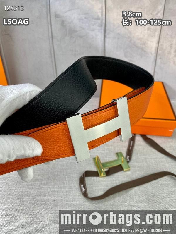Replica Hermes belt 38mmX100-125cm 8L04