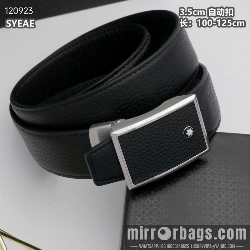 Replica Montblanc belt 自动扣 35mmX100-125cm 8L072010