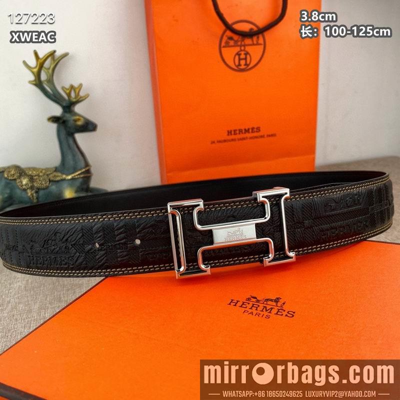 Replica Hermes belt 38mmX100-125cm 8L43