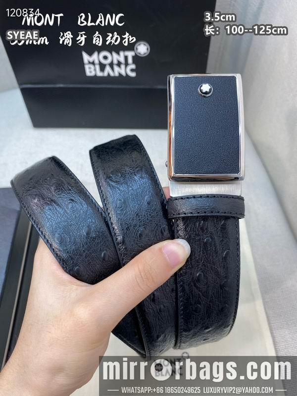 Replica Montblanc belt 自动扣 35mmX100-125cm 8L072014