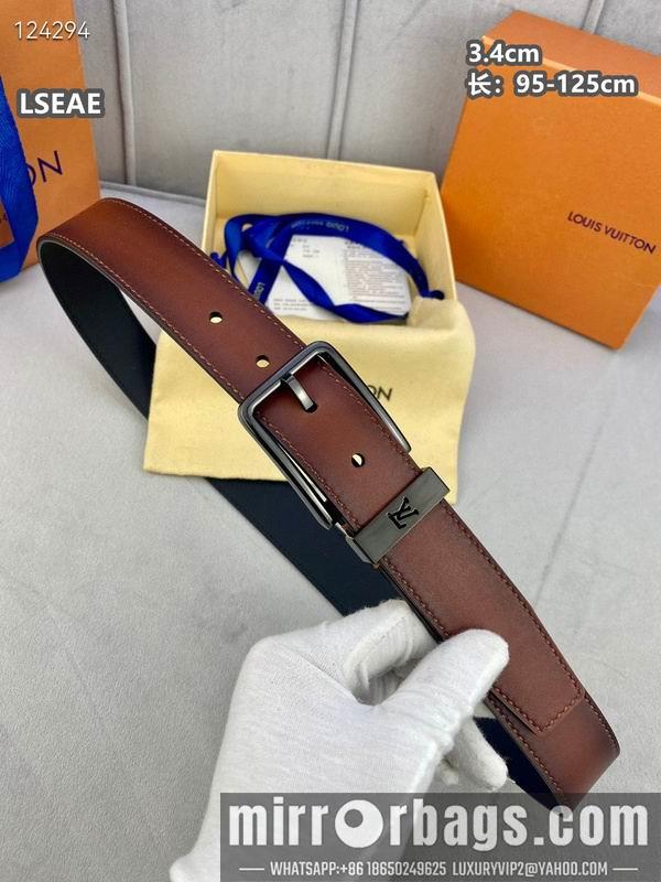 Replica LV belt 34mmX95-125cm 8L27
