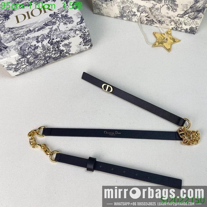 Replica Dior belt 15mmX95-110cm 7D02