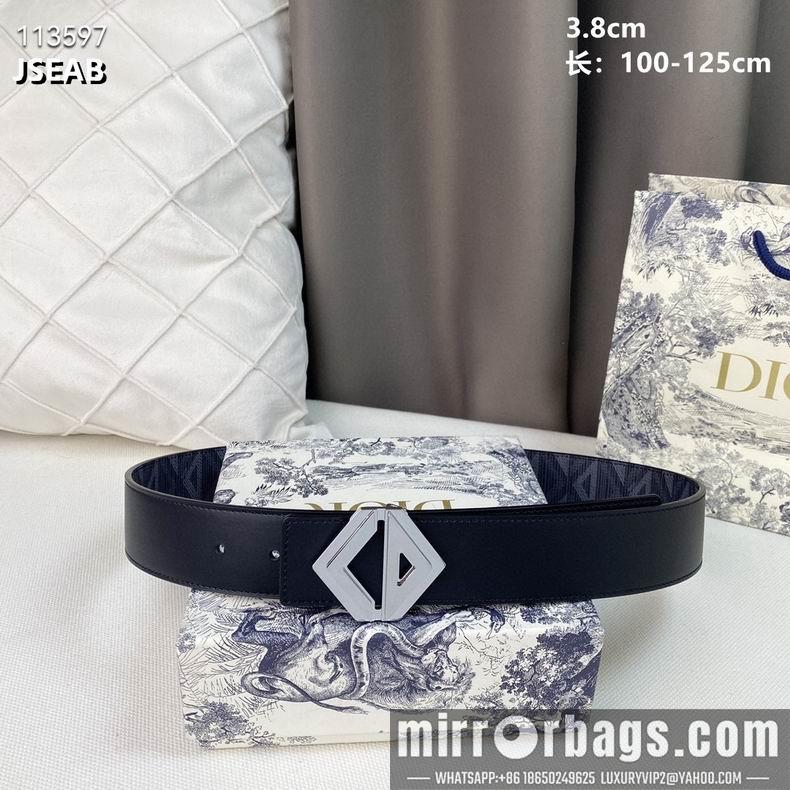 Replica Dior belt 38mmX100-125cm 8L02