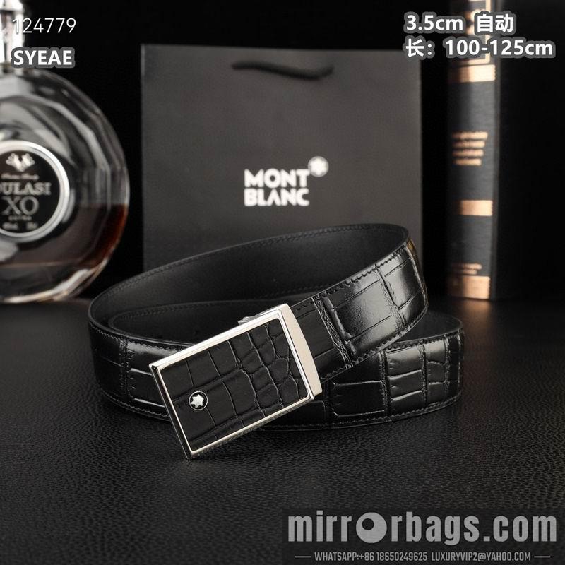 Replica Montlanc belt 35mmX100-125cm 8L35