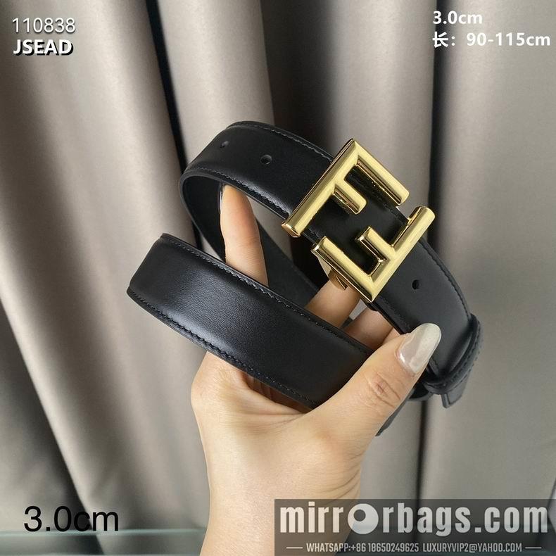 Replica Fendi Belt 30mmX90-115cm 8L01