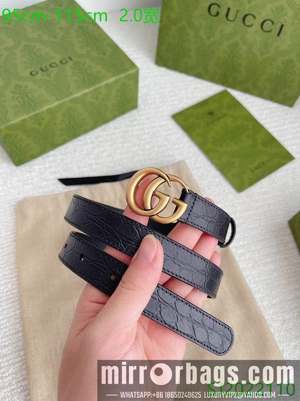 Replica Gucci belt 20mmX95-115cm 7D03